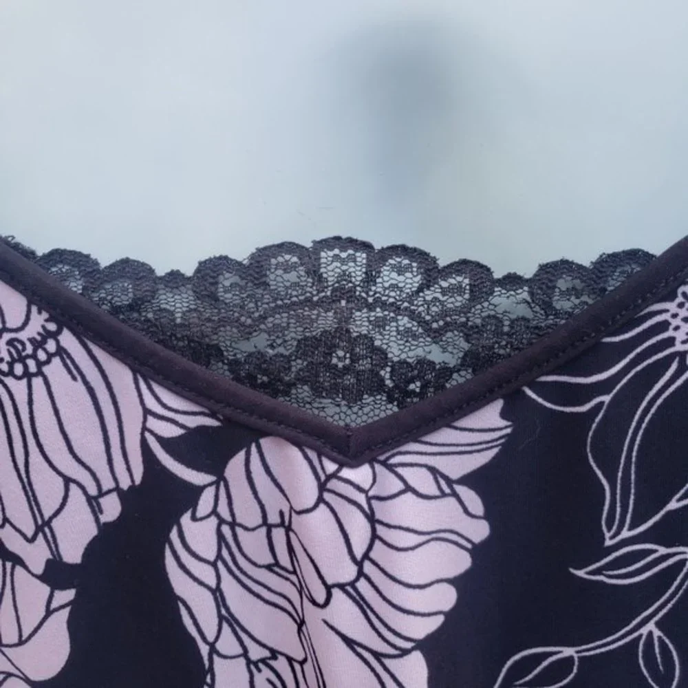 Linea Donatella Floral Nightie / Intimates Cami - Size L